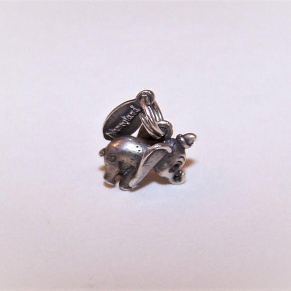 Walt Disney Productions Sterling Silver 3D Figural Charm - Dumbo the Elephant - Picture 9 of 9